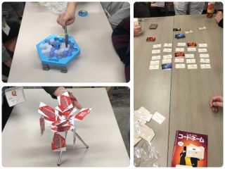 非日常屋のアナログなゲームの会４　ゲームの様子