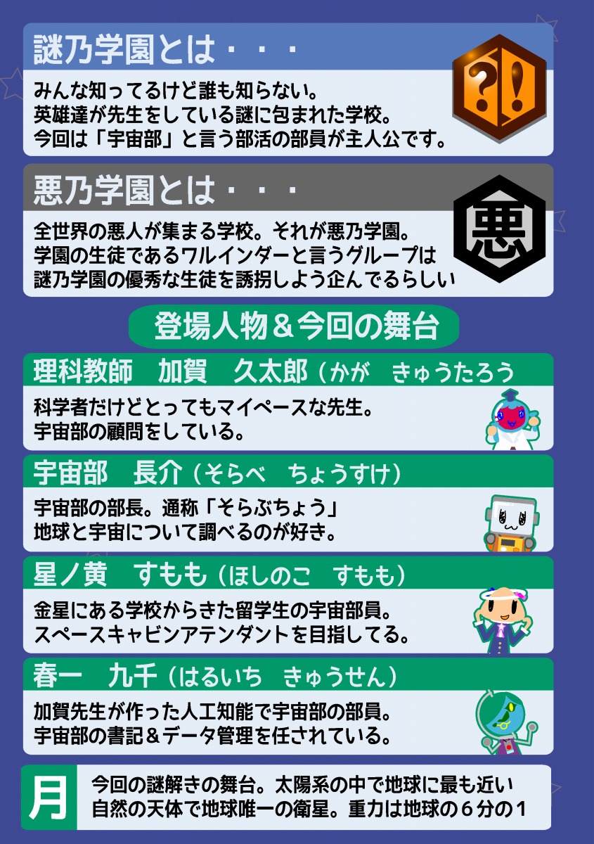 謎乃学園 通信講座「月の石大作戦」