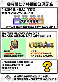 Ｑ時間と♪時間のシステム